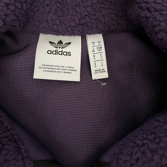 Adidas oversized pullover Sherpa windbreaker - Picture 4 of 5